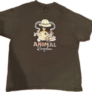 Gildan Black Animal Kingdom Graphic Tee